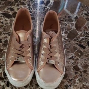 Bebe rose gold sneaker
